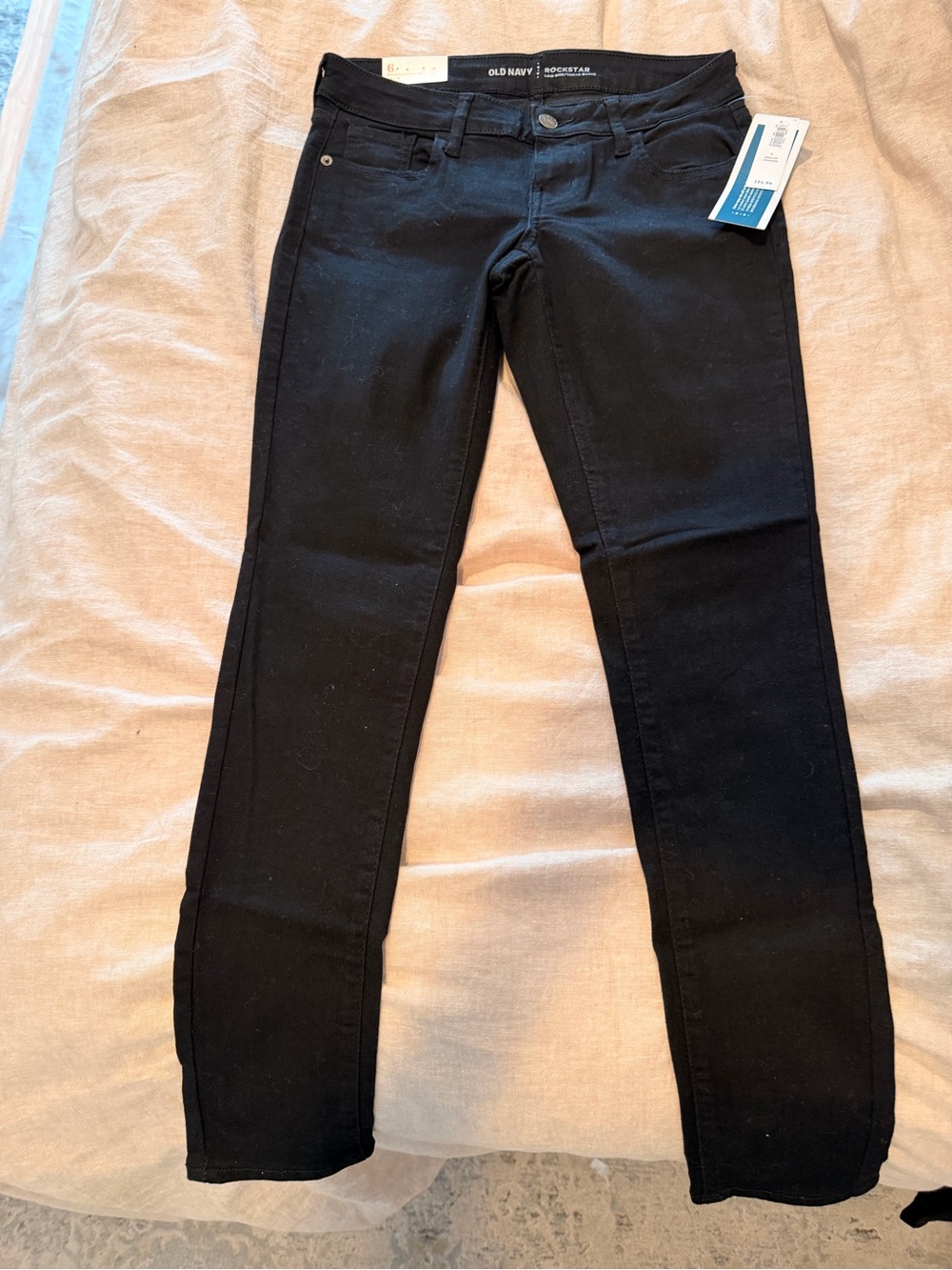 Old Navy Black Rock Star Skinny Jeans